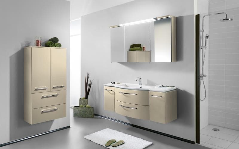 Saturn Gloss Cream Bathroom